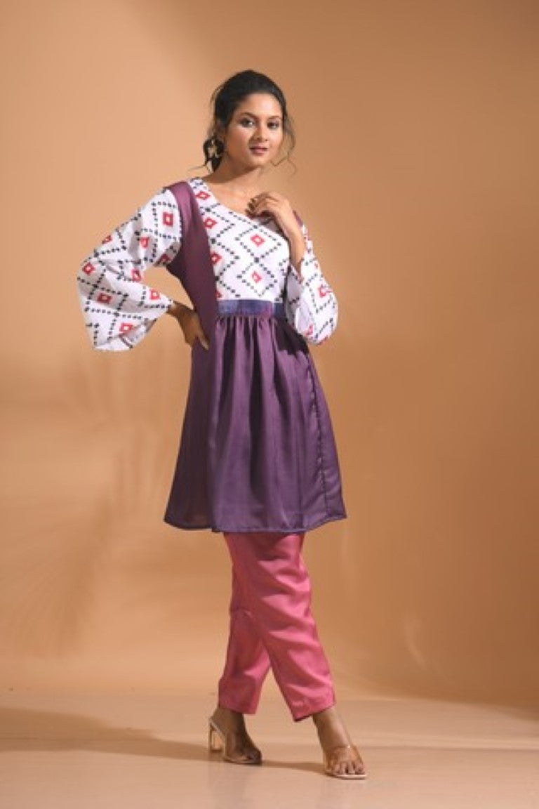 Morchari Co Ord Set With Hand Embroidery - Multi | Grocsy