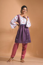 Morchari Co Ord Set With Hand Embroidery - Multi | Grocsy