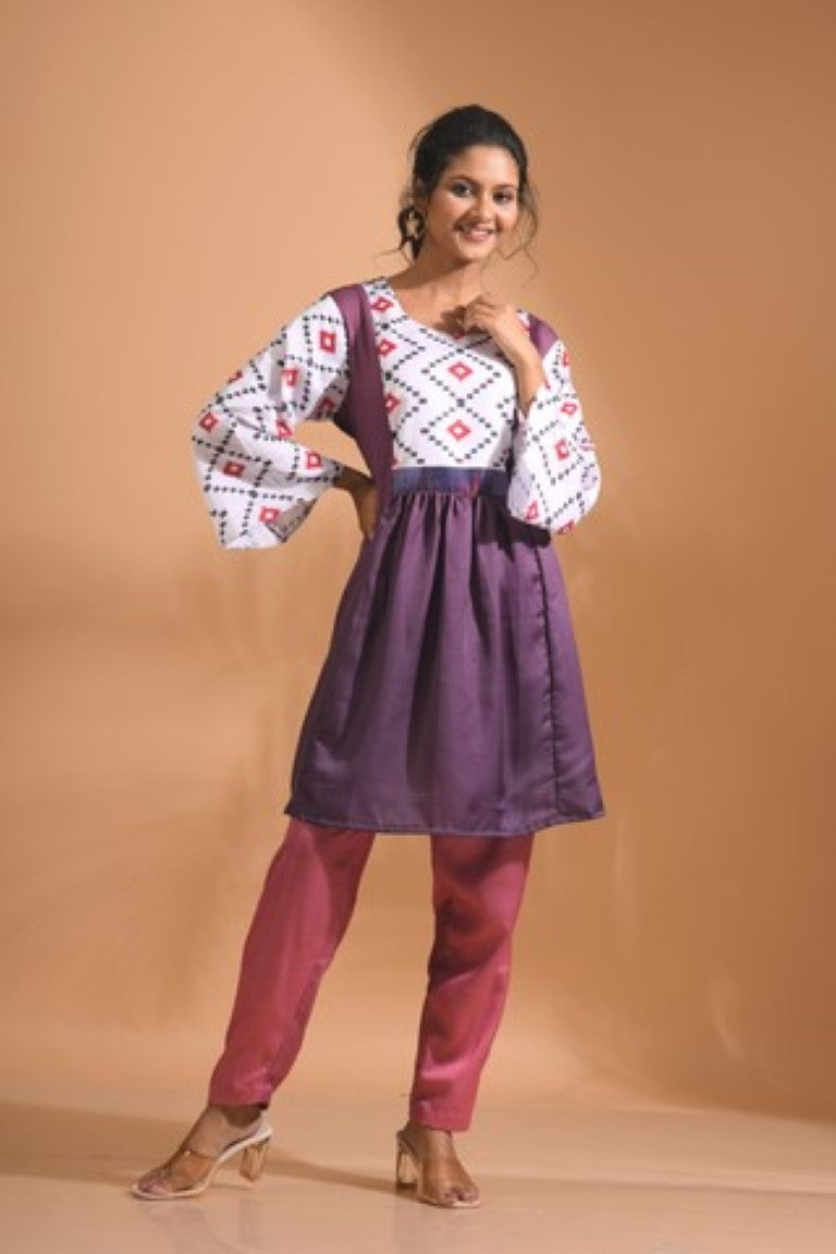 Morchari Co Ord Set With Hand Embroidery - Multi | Grocsy