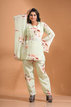 Morchari Kaftan Set With Hand Embroidery - Multicolour | Grocsy