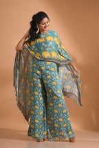 Morchari Kaftan Set With Hand Embroidery - Multi | Grocsy