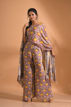 Morchari Kaftan Set With Hand Embroidery - Multi | Grocsy
