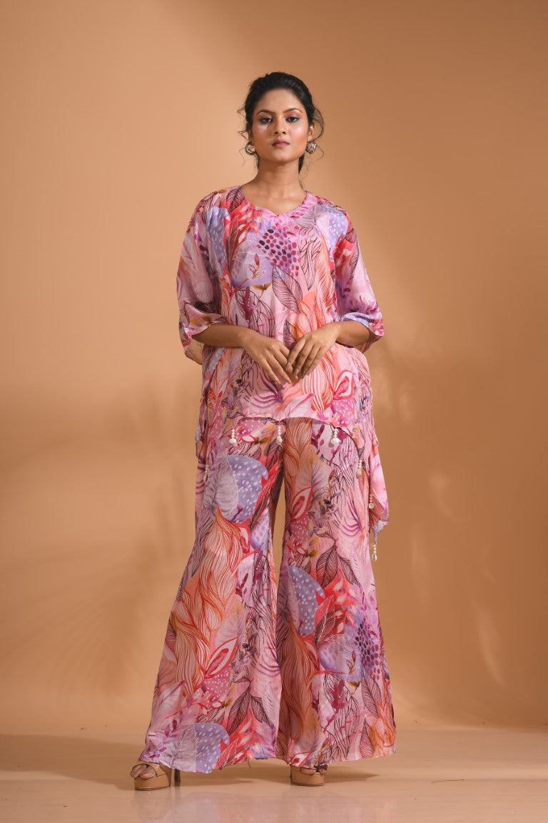 Morchari Short Top And Pant - Multi | Grocsy