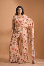 Morchari Top And Pant - Cream | Grocsy