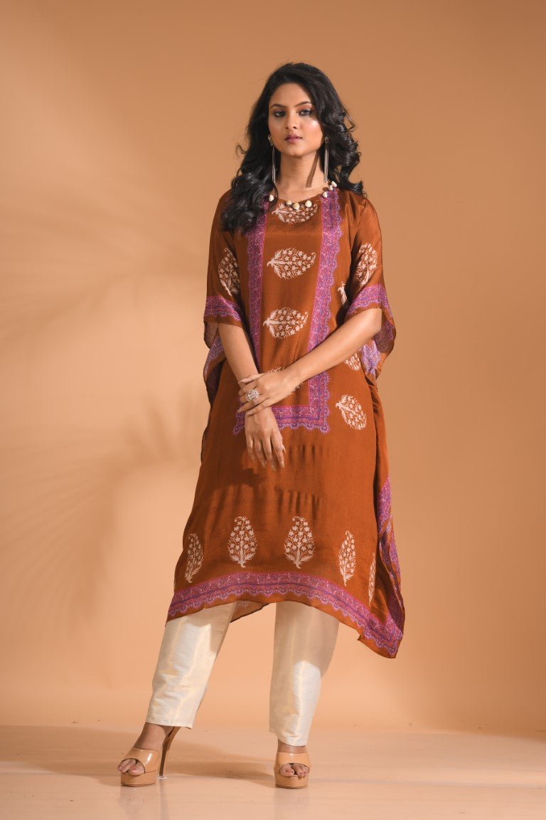 Morchari Co Ord Set With Hand Embroidery - Mustard | Grocsy