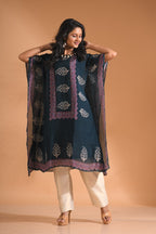 Morchari Co Ord Set With Hand Embroidery - Blue | Grocsy