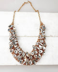 Bling Accessories Glass Statement Crystal Necklace | Grocsy