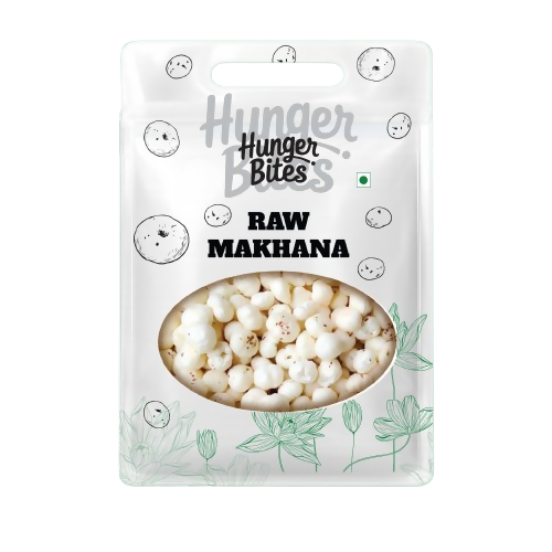 Hunger Bites Premium Raw Makhana | Grocsy