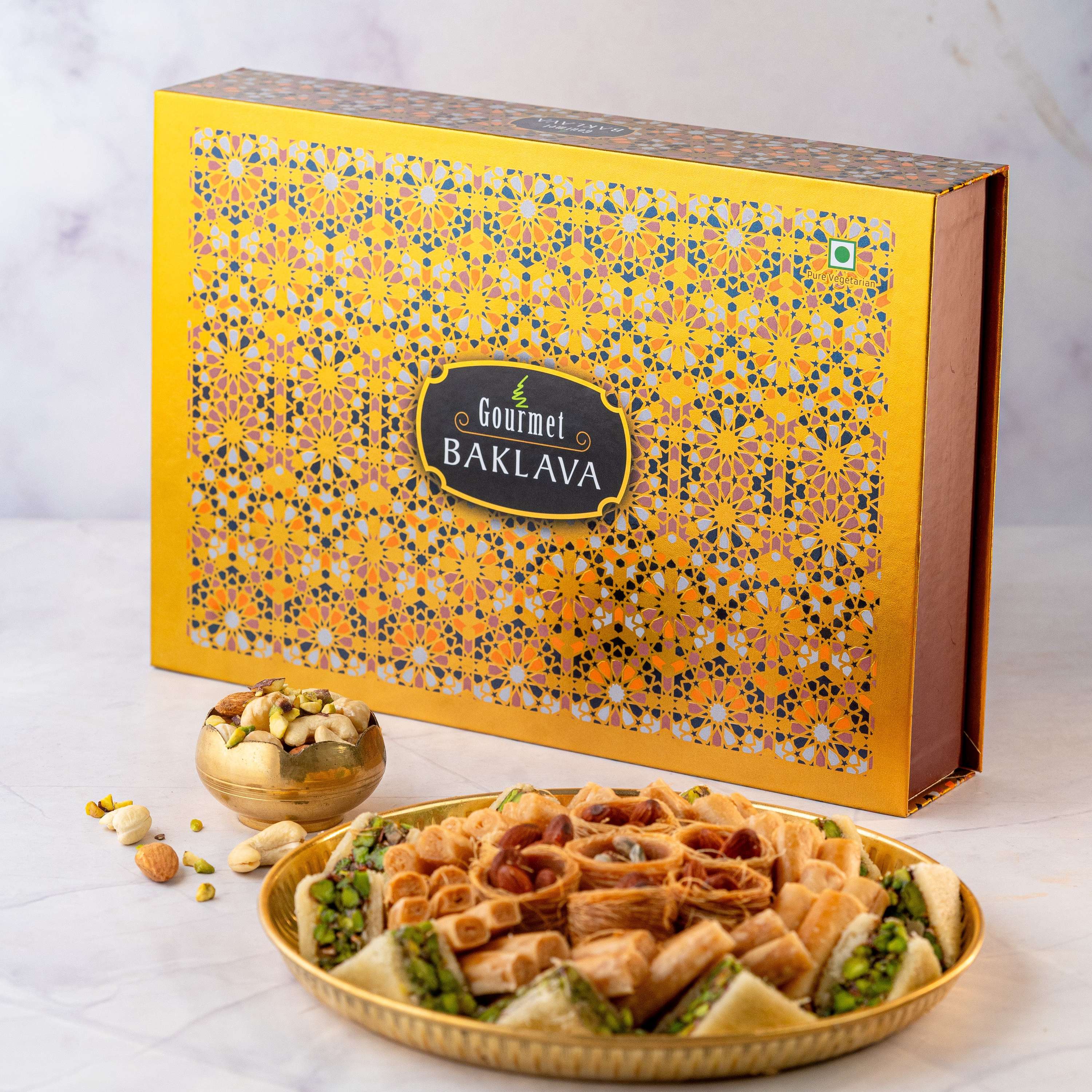 Gourmet Baklava Treasure Connoisseur Gift Box | Grocsy