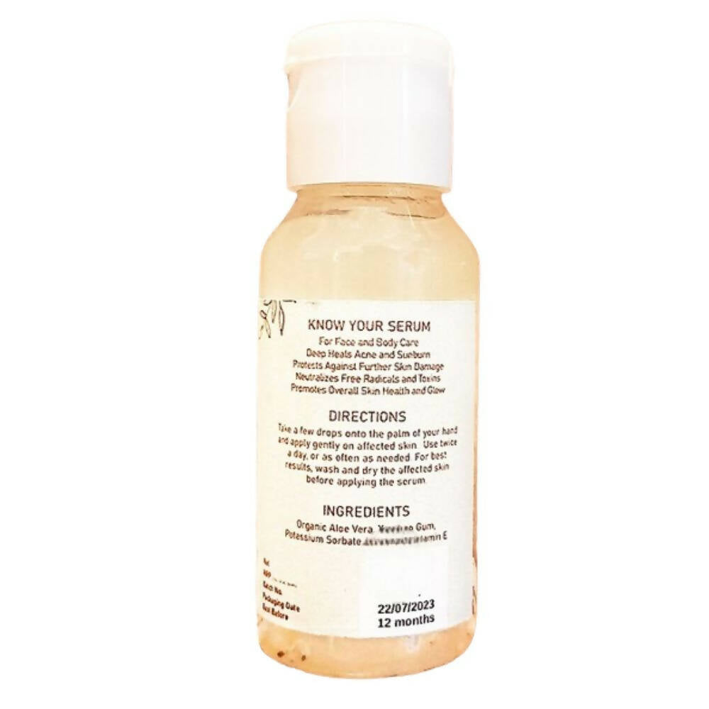 Satjeevan Organic Aloe Vera Serum | Grocsy