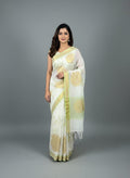 Morchari Applique Work With Thread Work With Unstitched Blouse | Grocsy