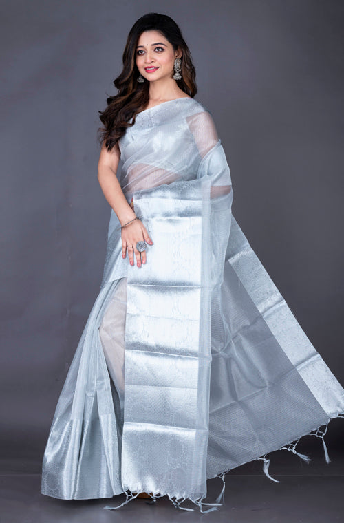 Morchari Baranasi Kota Zari Saree - Mahandi | Grocsy