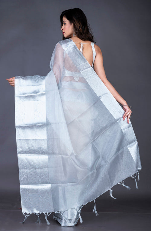 Morchari Baranasi Kota Zari Saree - Mahandi | Grocsy