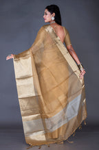 Morchari Baranasi Kota Zari Saree - Gold | Grocsy
