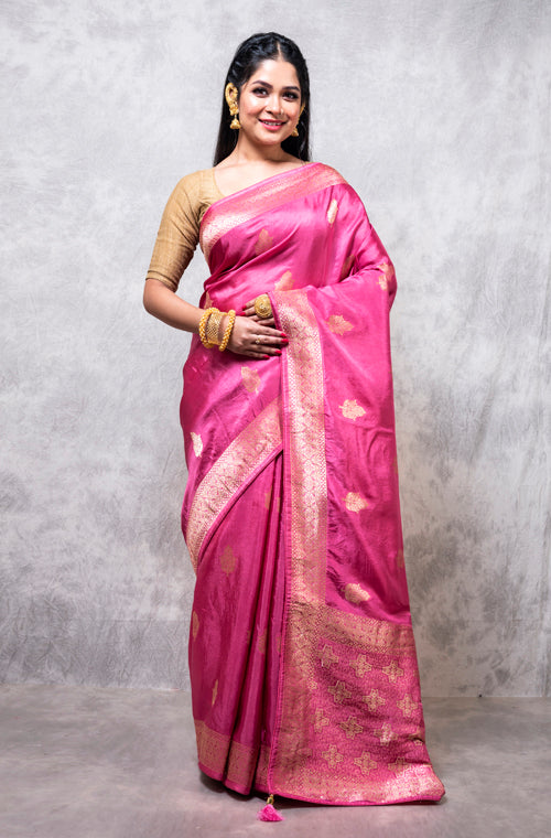 Morchari Pure Dola Silk Saree - Multicolor | Grocsy