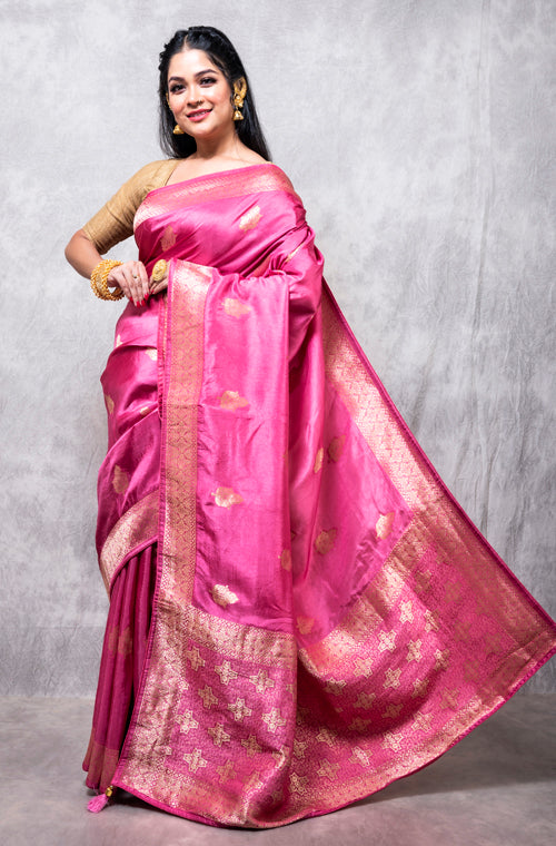 Morchari Pure Dola Silk Saree - Multicolor | Grocsy