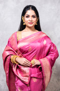 Morchari Pure Dola Silk Saree - Multicolor | Grocsy