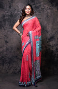Morchari Georgette Saree With Digital Print - Multicolour | Grocsy