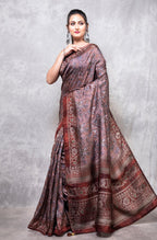 Morchari Pure Opara Saree Digital Print - Multicolour | Grocsy