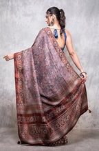 Morchari Pure Opara Saree Digital Print - Multicolour | Grocsy