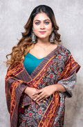 Morchari Pure Opara Saree Digital Print - Multicolour | Grocsy
