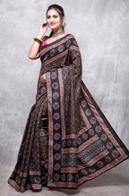 Morchari Pure Opara Saree Digital Print - Multicolour | Grocsy