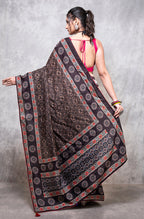 Morchari Pure Opara Saree Digital Print - Multicolour | Grocsy