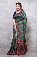 Morchari Pure Opara Saree Digital Print - Multicolour | Grocsy