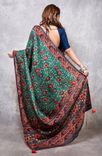 Morchari Pure Opara Saree Digital Print - Multicolour | Grocsy