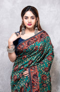 Morchari Pure Opara Saree Digital Print - Multicolour | Grocsy