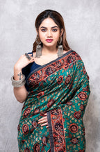 Morchari Pure Opara Saree Digital Print - Multicolour | Grocsy