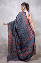 Morchari Pure Dola Silk Saree Digital Print - Multicolour | Grocsy