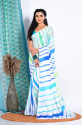 Morchari Semi Digital Print Saree - Multicolour | Grocsy