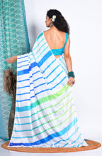 Morchari Semi Digital Print Saree - Multicolour | Grocsy