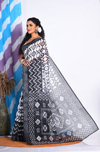 Morchari Semi Digital Print Saree - Multicolour | Grocsy