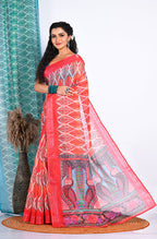 Morchari Semi Digital Print Saree - Multicolour | Grocsy