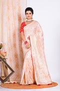 Morchari Pure Dola Silk Saree - Pink | Grocsy
