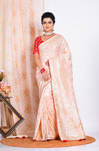 Morchari Pure Dola Silk Saree - Pink | Grocsy