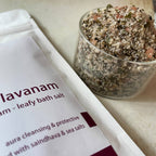 Kalya Shastra Snaana Lavanam Pathram - Leafy Bath Salt | Grocsy