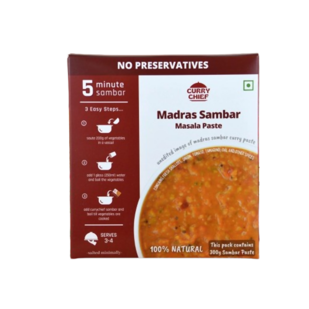 CurryChief Madras Sambar Masala Paste | Grocsy