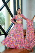AI Fashion Multi Chinnon Designer Navratri Wear Lehenga Choli Collection | Grocsy
