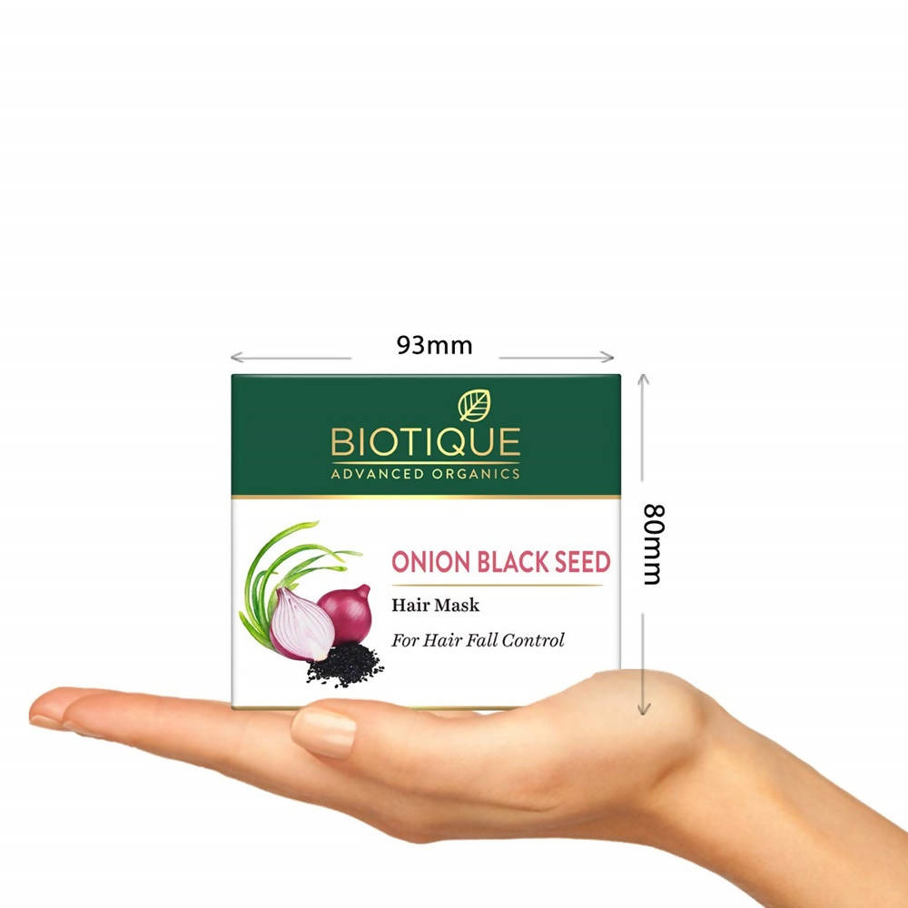 Biotique Advanced Organics Onion Black seed Hair Mask For Hair Fall Control | Grocsy