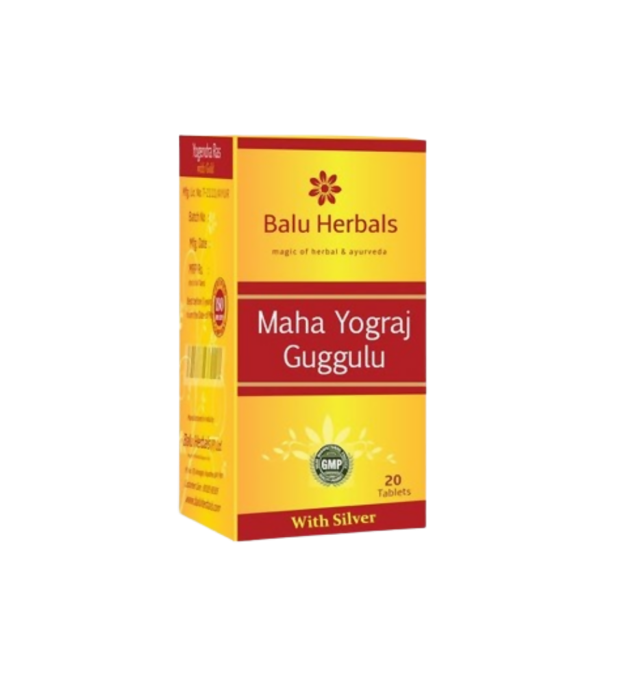 Balu Herbals Mahayograj Guggulu Silver Tablets | Grocsy
