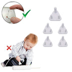 Safe-O-Kid Socket Guards For Baby Safety, White For Kids Protection | Grocsy