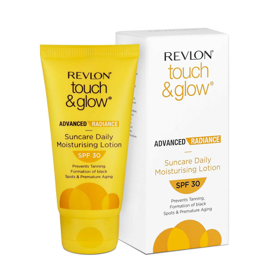 Revlon Touch & Glow Advanced Radiance Sun Care Daily Moisturizing Lotion SPF 30 | Grocsy