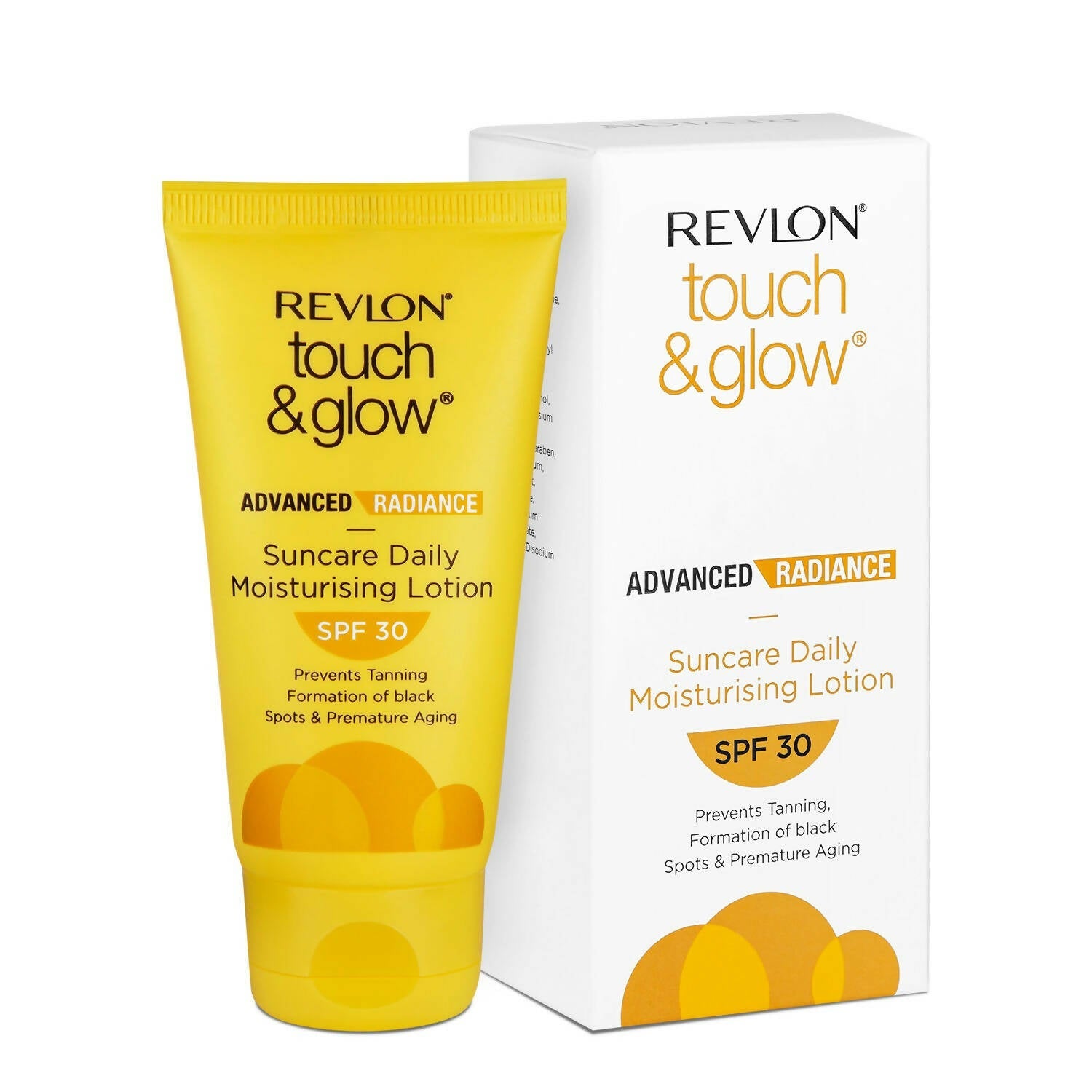 Revlon Touch & Glow Advanced Radiance Sun Care Daily Moisturizing Lotion SPF 30 | Grocsy