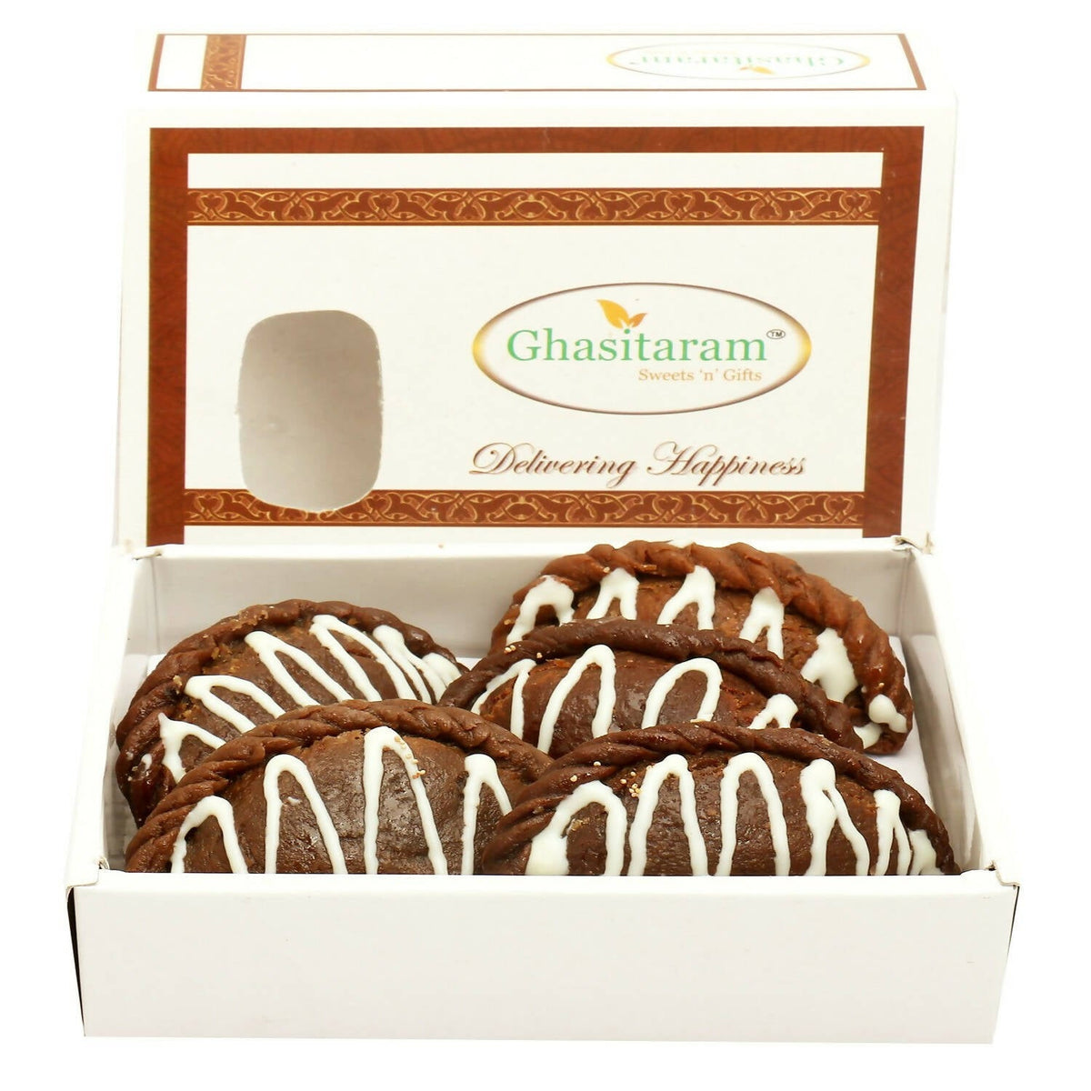Ghasitaram Holi Sweets - Chocolate Gujiya | Grocsy