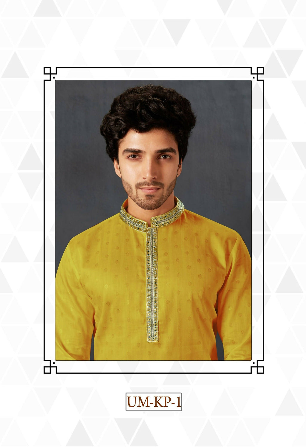 Joban Fashion Yellow Cotton Kurta Pyjama | Grocsy