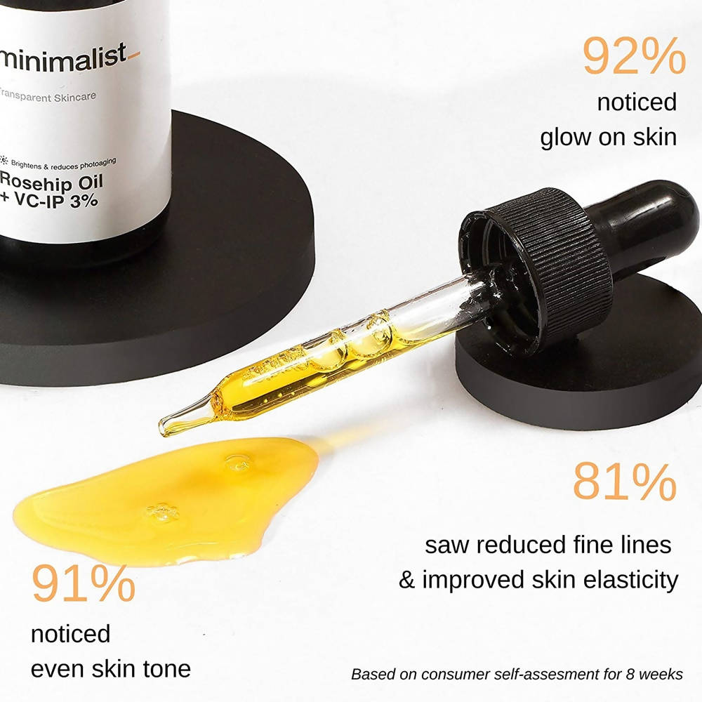 Minimalist Rosehip Oil + VC-IP 3% | Grocsy