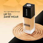 Sugar Cosmetics Matte Match Transferproof Foundation - 37 Freddo | Grocsy